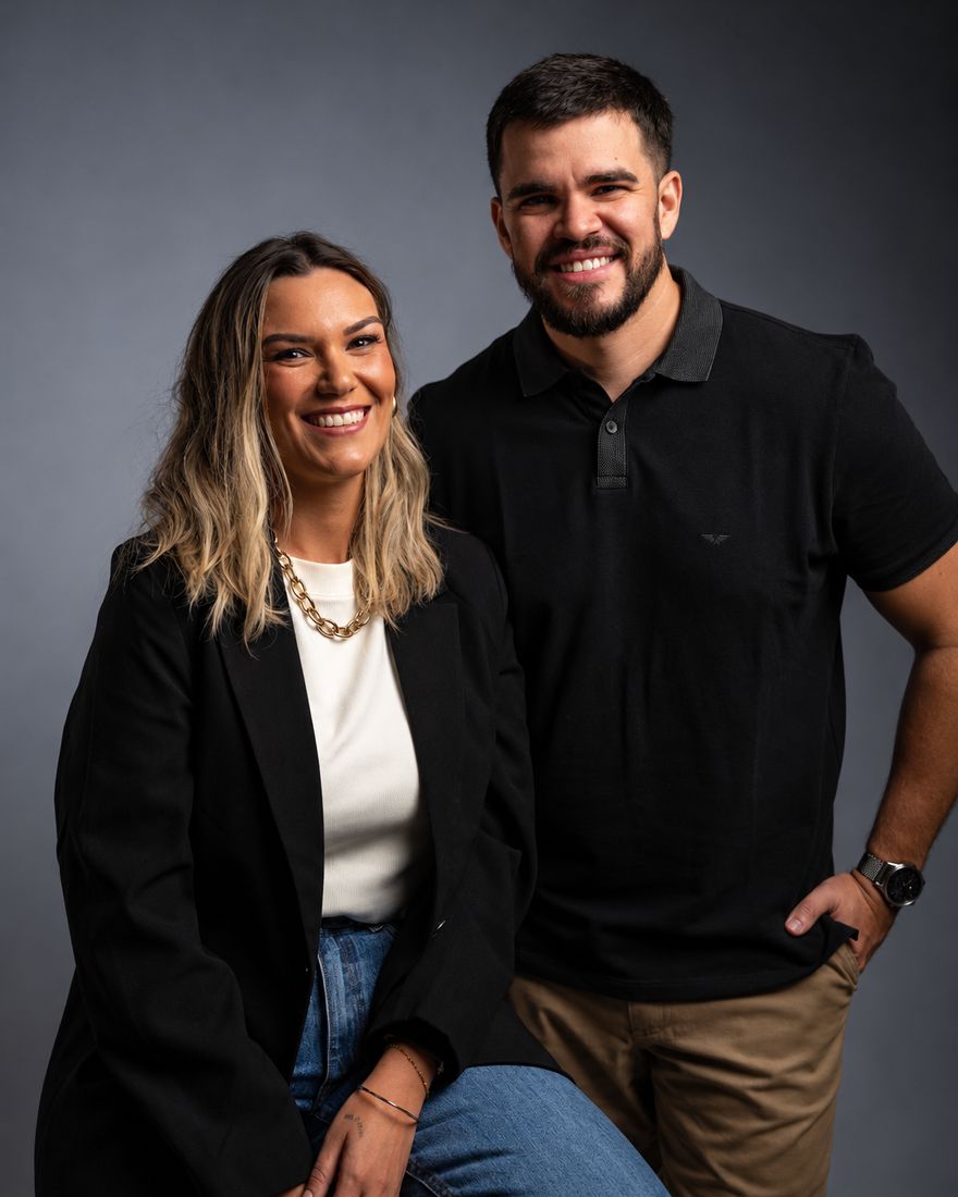 Andressa Coelho e Pedro Thomé, da Boostfy
